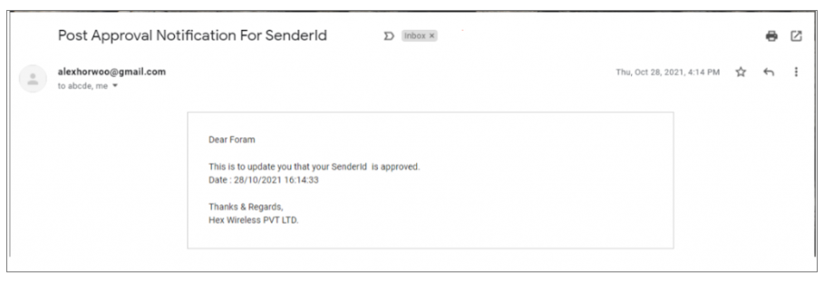 Approval Notification 1