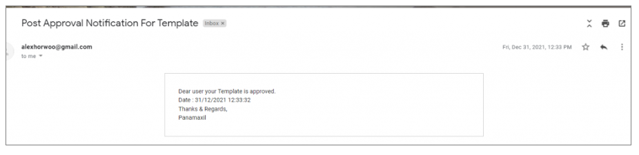 Approval Notification 2