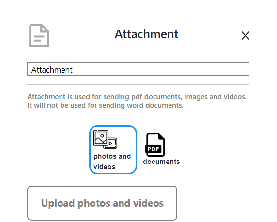 Send Attachment