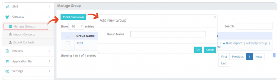 Manage Group
